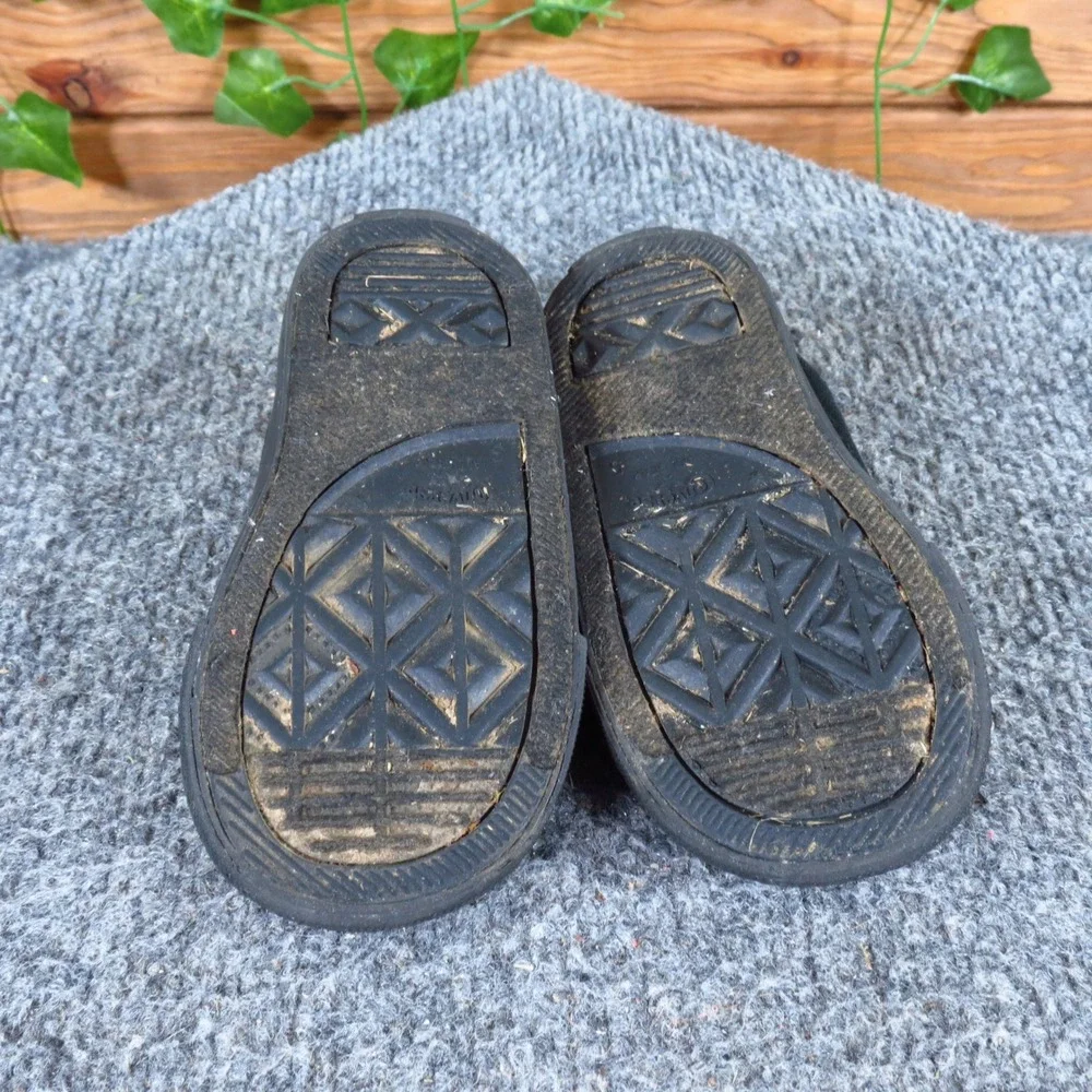 Converse CT 2 Strap Ox Infants Sneakers Size 5 Toddler Walking Shoes Black